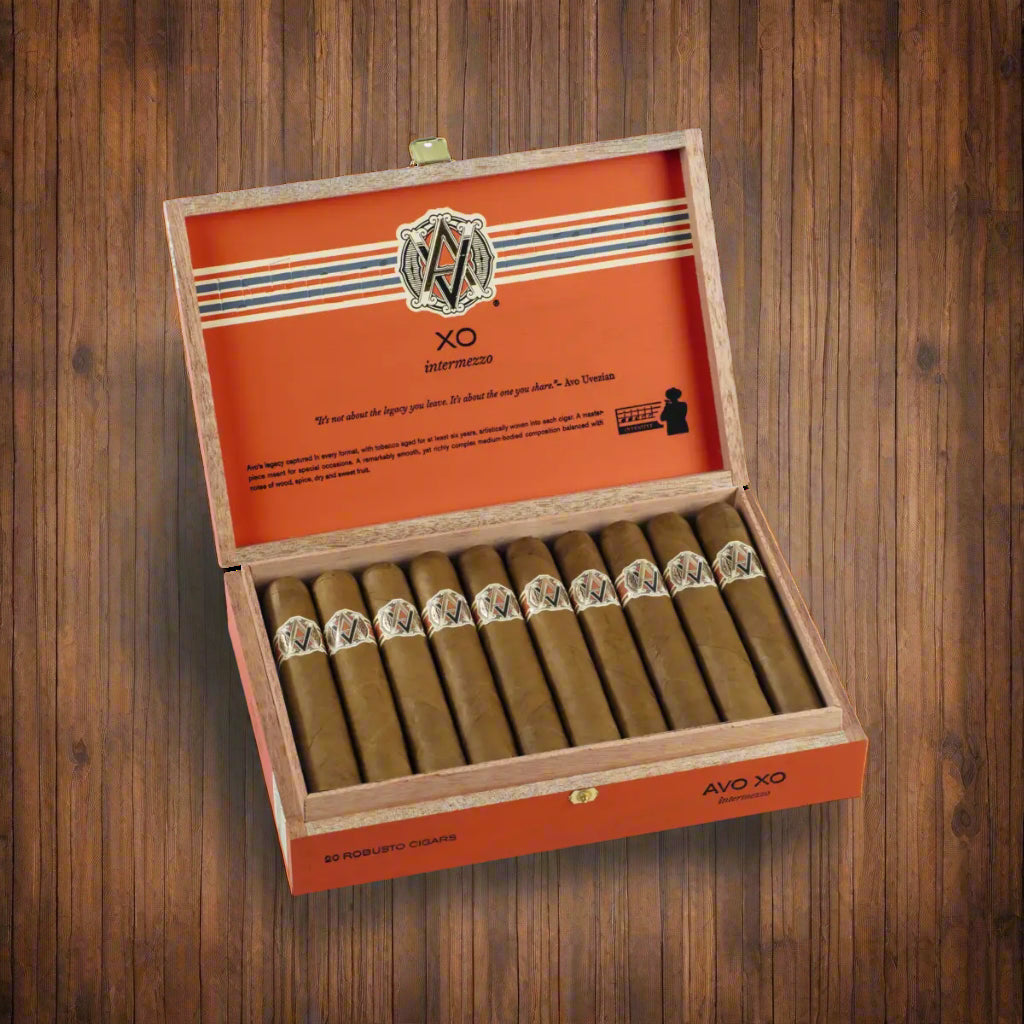 AVO XO Intermezzo Robusto Open Box of Cigars- Cigar Titan