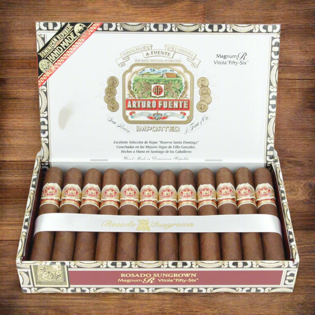 Arturo Fuente Magnum R Rosado Sungrown 56  open box - Cigar Titan