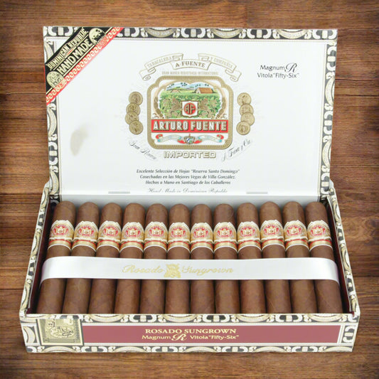 Arturo Fuente Magnum R Rosado Sungrown 56  open box - Cigar Titan