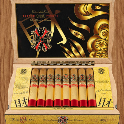 Arturo Fuente Opus X Templo de Oro #13 open box
