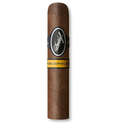 Cigar with band on a white background
